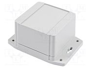 Enclosure: multipurpose; X: 90mm; Y: 90mm; Z: 62mm; with fixing lugs HAMMOND