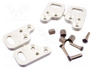 Wall mounting element; polycarbonate; Series: 1554/1555; 4pcs. HAMMOND