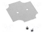 Mounting plate; steel HAMMOND