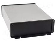 Enclosure: with panel; with fixing lugs; 1457; X: 165mm; Y: 220mm HAMMOND