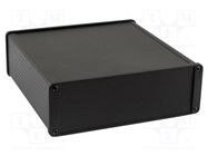 Enclosure: with panel; 1457; X: 165mm; Y: 160mm; Z: 55mm; aluminium HAMMOND