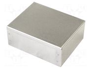 Enclosure: enclosure base; X: 102mm; Y: 152mm; Z: 38mm; 1444; natural HAMMOND