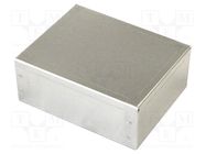 Enclosure: enclosure base; X: 102mm; Y: 127mm; Z: 51mm; 1444; natural HAMMOND