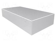 Enclosure: enclosure base; X: 203mm; Y: 406mm; Z: 76mm; 1444; natural HAMMOND