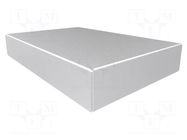 Enclosure: enclosure base; X: 203mm; Y: 305mm; Z: 51mm; 1444; natural HAMMOND