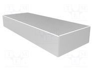 Enclosure: enclosure base; X: 127mm; Y: 343mm; Z: 51mm; 1444; natural HAMMOND