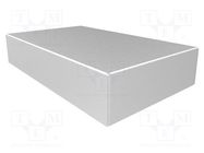 Enclosure: enclosure base; X: 152mm; Y: 254mm; Z: 51mm; 1444; natural HAMMOND