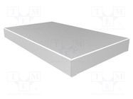 Enclosure: enclosure base; X: 152mm; Y: 254mm; Z: 25mm; 1444; natural HAMMOND