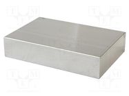 Enclosure: enclosure base; X: 203mm; Y: 305mm; Z: 64mm; 1444; natural HAMMOND