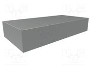 Enclosure: enclosure base; X: 203mm; Y: 406mm; Z: 76mm; 1441; steel HAMMOND