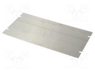 Mounting plate; steel; Series: 1444; natural HAMMOND