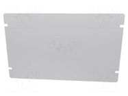 Mounting plate; steel; 1444; natural HAMMOND