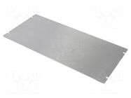 Mounting plate; steel; Series: 1444; natural HAMMOND