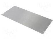 Mounting plate; steel; 1444; natural HAMMOND