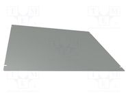 Mounting plate; steel; Series: 1441; grey HAMMOND