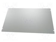 Mounting plate; steel; Series: 1441; grey HAMMOND