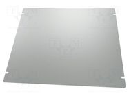 Mounting plate; steel; Series: 1441; grey HAMMOND