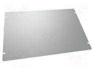 Mounting plate; steel; Series: 1441; grey HAMMOND