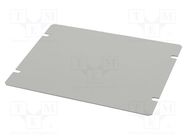 Mounting plate; steel; Series: 1441; grey HAMMOND