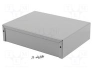 Enclosure: multipurpose; X: 152mm; Y: 203mm; Z: 51mm; 1411; aluminium HAMMOND