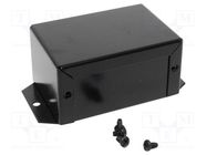 Enclosure: multipurpose; X: 56mm; Y: 81mm; Z: 28mm; with fixing lugs HAMMOND