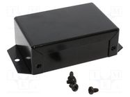 Enclosure: multipurpose; X: 56mm; Y: 81mm; Z: 28mm; with fixing lugs HAMMOND