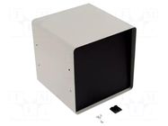 Enclosure: with panel; vented; 1401; X: 203mm; Y: 203mm; Z: 203mm HAMMOND