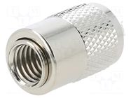 Connector: UHF (PL-259); plug; male; straight; soldering; phenolic AMPHENOL RF