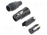 Connector: XLR; plug; female; PIN: 7; straight; for cable; soldering NEUTRIK