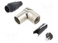 Connector: XLR; plug; male; PIN: 7; angled 90°; swivel; for cable NEUTRIK