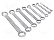 Wrench-set; box; tool steel; 8pcs. BAHCO