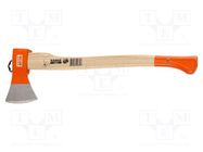 Axe; carbon steel; 700mm; 1.85kg; wood (ash) BAHCO