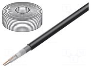 Wire: microphone cable; 2x0.35mm2; black; OFC; -40÷80°C TASKER