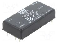 Converter: DC/DC; 60W; Uin: 18÷75VDC; Uout: 3.3VDC; Iout: 12A; 2"x1" MEAN WELL