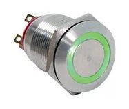 ANTI-VANDAL SW, SPDT-DB, 2A/24V, RED