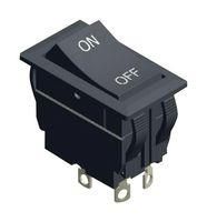 ROCKER SWITCH, DPST, 20A, 125VAC, PANEL