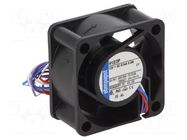 Fan: DC; axial; 12VDC; 40x40x20mm; slide; 9291708132 EBM-PAPST