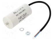 Capacitor: polypropylene; motors, run; 30uF; 470VAC; Ø45x93mm; ±5% KEMET