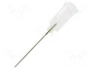 Needle: steel; 1"; Size: 27; straight; 0.2mm; Body: semi-transparent FISNAR