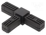 Mounting coupler; for profiles; Mat: polyamide; -30÷100°C; I: 56mm 