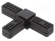 Mounting coupler; for profiles; polyamide; -30÷100°C; I: 56mm ELESA+GANTER