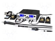 Station: service; 500W; 50÷550°C; ESD; 230VAC; Display: LCD; 24V ERSA