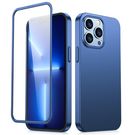 Joyroom 360 Full Case front and back cover for iPhone 13 Pro Max + tempered glass screen protector blue (JR-BP928 blue), Joyroom