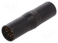 connector ADAPTER XLRM 5POLE  XLRM BLACK NEUTRIK