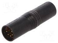 connector ADAPTER XLRM 5POLE  XLRM BLACK NEUTRIK