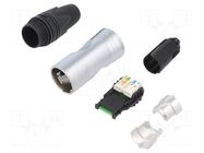 Connector: RJ45; male; etherCON; PIN: 8; for cable; Cat: 6a NEUTRIK