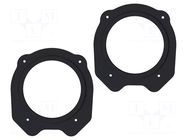 Spacer ring; MDF; 165mm; Citroën; Loudsp.depth: 20mm; impregnated BASSER