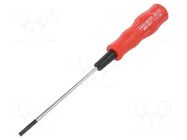 Screwdriver; slot; 3x0.4mm; Blade length: 80mm; Overall len: 167mm ENGINEER