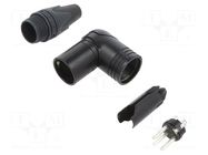 Connector: XLR; plug; male; PIN: 3; angled 90°; swivel; for cable NEUTRIK