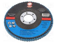 Flap grinding wheels; Ø: 115mm; Øhole: 22mm; Granularity: 60 MEDID